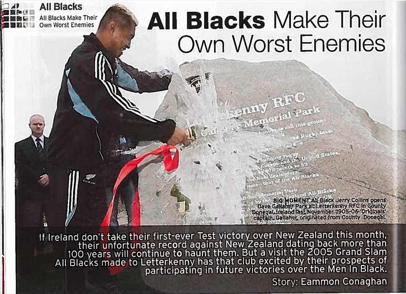 Article on ABs visit to Donegal, by Eammon Conaghan